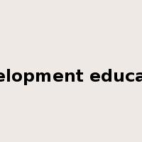 development education是什么意思