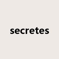 secretes是什么意思