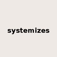 systemizes是什么意思