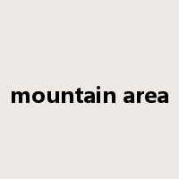 mountain area是什么意思