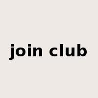 join club是什么意思