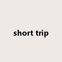 short trip是什么意思