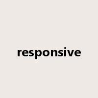 responsive是什么意思