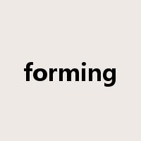 forming是什么意思