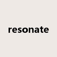resonate是什么意思
