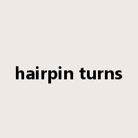 hairpin turns是什么意思