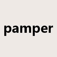 pamper是什么意思
