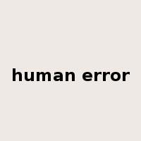 human error是什么意思