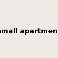 small apartment是什么意思