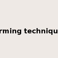 farming techniques是什么意思