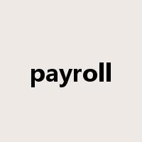 payroll是什么意思