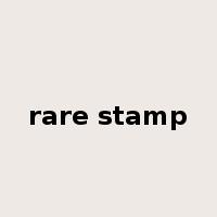 rare stamp是什么意思