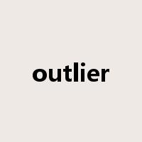 outlier是什么意思