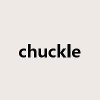 chuckle是什么意思