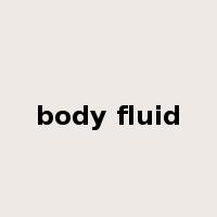 body fluid是什么意思