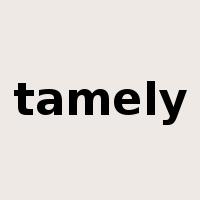 tamely是什么意思