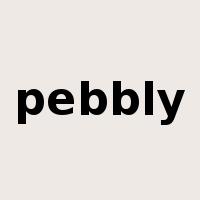 pebbly是什么意思