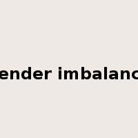gender imbalance是什么意思