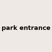 park entrance是什么意思
