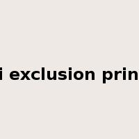 Pauli exclusion principle是什么意思