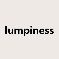 lumpiness是什么意思
