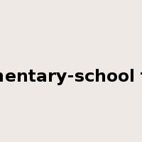an elementary-school teacher是什么意思