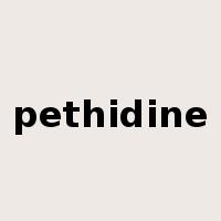 pethidine是什么意思