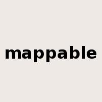 mappable是什么意思