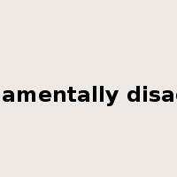 fundamentally disagree是什么意思
