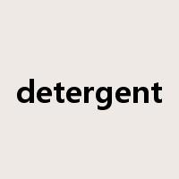 detergent是什么意思