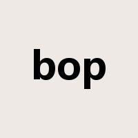 bop是什么意思