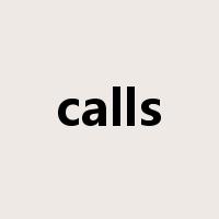 calls是什么意思