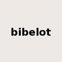 bibelot是什么意思