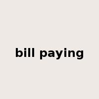 bill paying是什么意思
