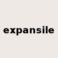 expansile是什么意思