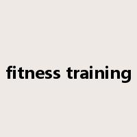 fitness training是什么意思