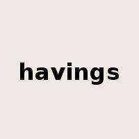 havings是什么意思