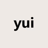 yui是什么意思