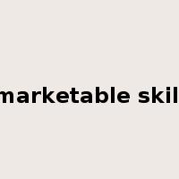 marketable skill是什么意思