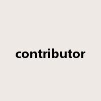 contributor是什么意思