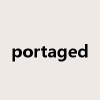 portaged是什么意思