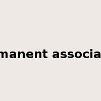 permanent association是什么意思