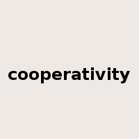 cooperativity是什么意思