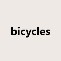 bicycles是什么意思