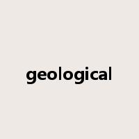 geological是什么意思