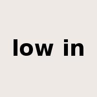 low in是什么意思
