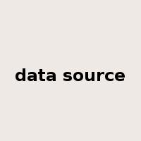 data source是什么意思