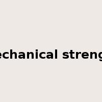 mechanical strength是什么意思