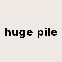 huge pile是什么意思