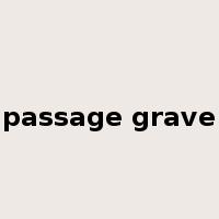 passage grave是什么意思
